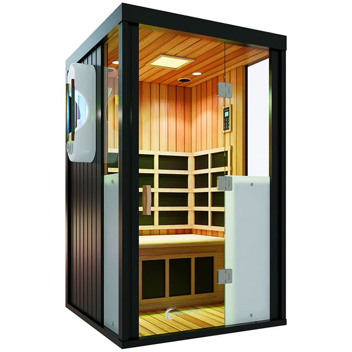 Halotherapy Solutions HaloIR Salt Therapy Infrared Detox Sauna Chamber