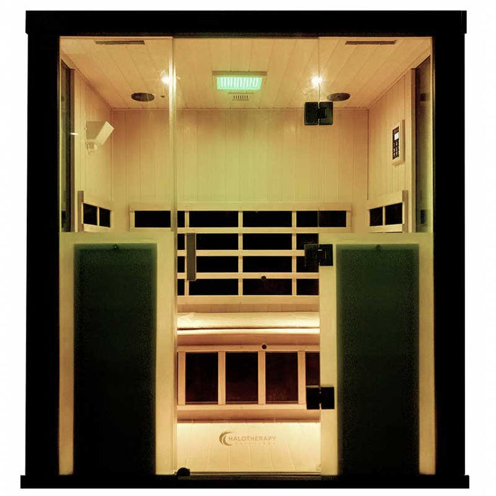 Halotherapy Solutions HaloIR Salt Therapy Infrared Detox Sauna Chamber